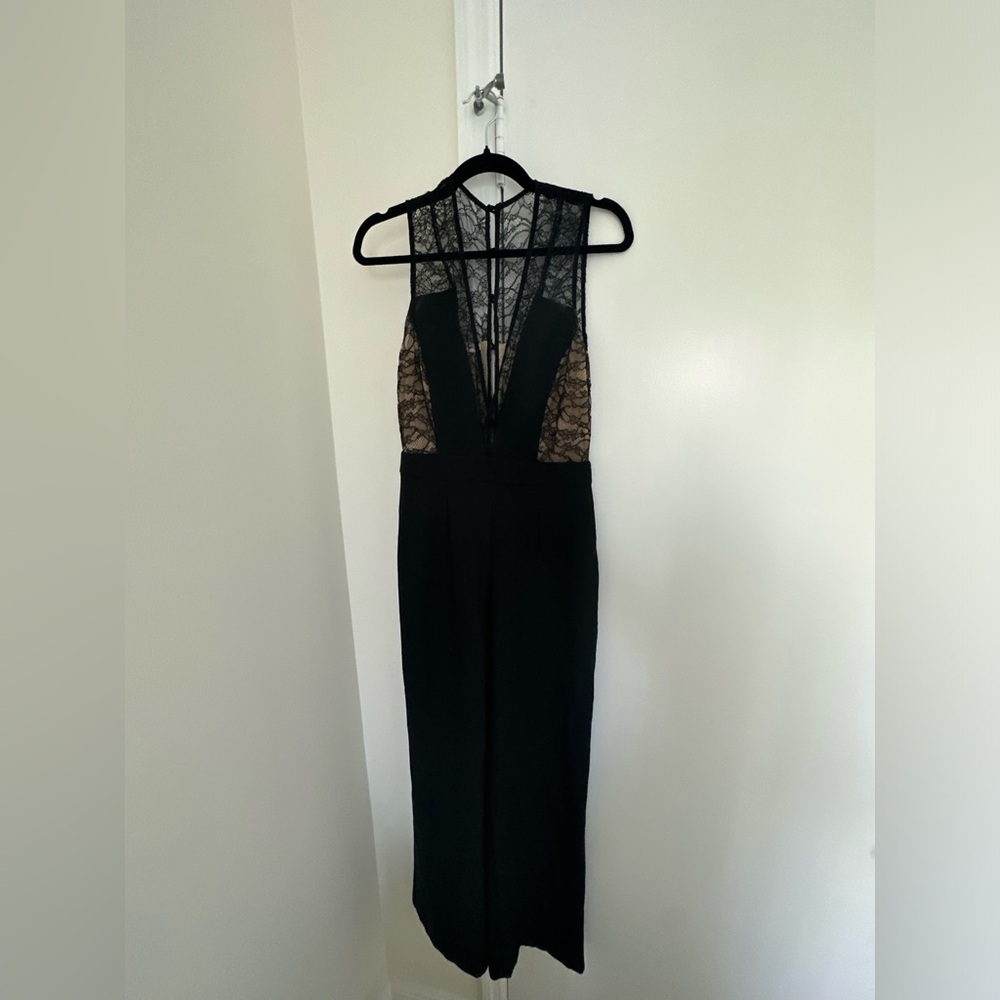 Kristina Grimaldi black lace jumpsuit